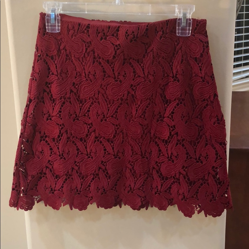 EXPRESS RED SKIRT 🌹